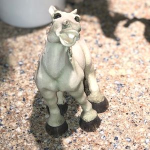 Adorable horse resin figurine